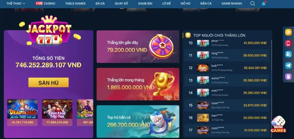 Hoàn trả thể thao hấp dẫn
